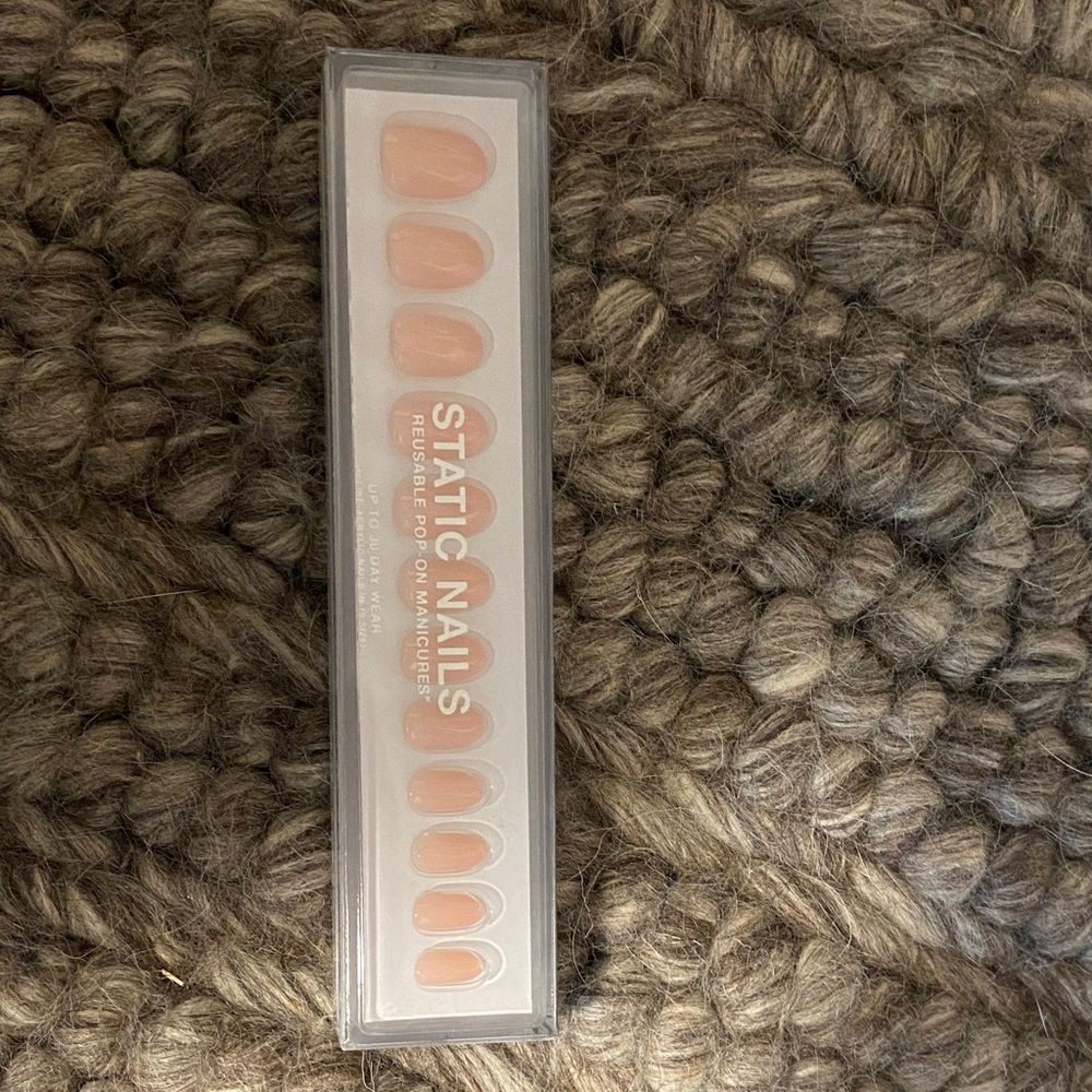 Static Nails Reusable Press-On Nails - Nude Pink